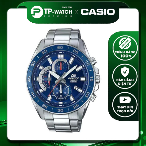 Đồng hồ nam dây thép Casio Edifice EFV-550D-2AVUDF Chống nước 100m | Edifice EFV-550D-2A