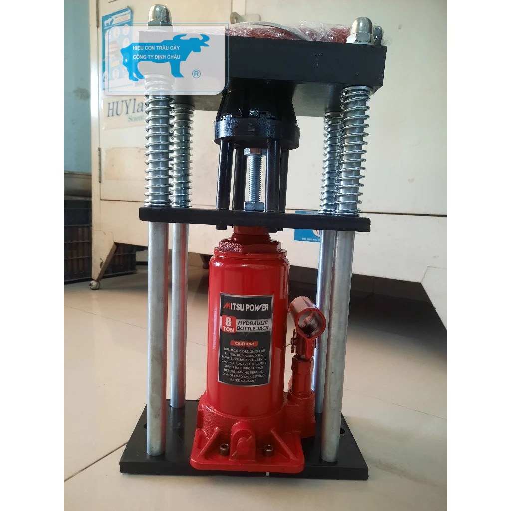 Máy bấm ống thủy lực 8 tấn/ Máy bấm đầu dây rửa xe/ Máy bấm dây 8 chấu ( Tặng 2 bộ cos 8.5 )