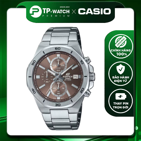 Đồng Hồ Nam Dây Thép Casio Edifice EFV-640D-5A Chống nước 100m | EFV-640D-5AVUDF