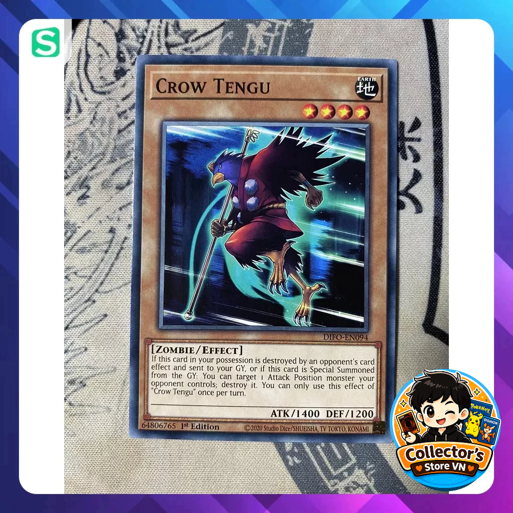 Yugioh Card (UK) - DIFO-EN094 Crow Tengu - Common