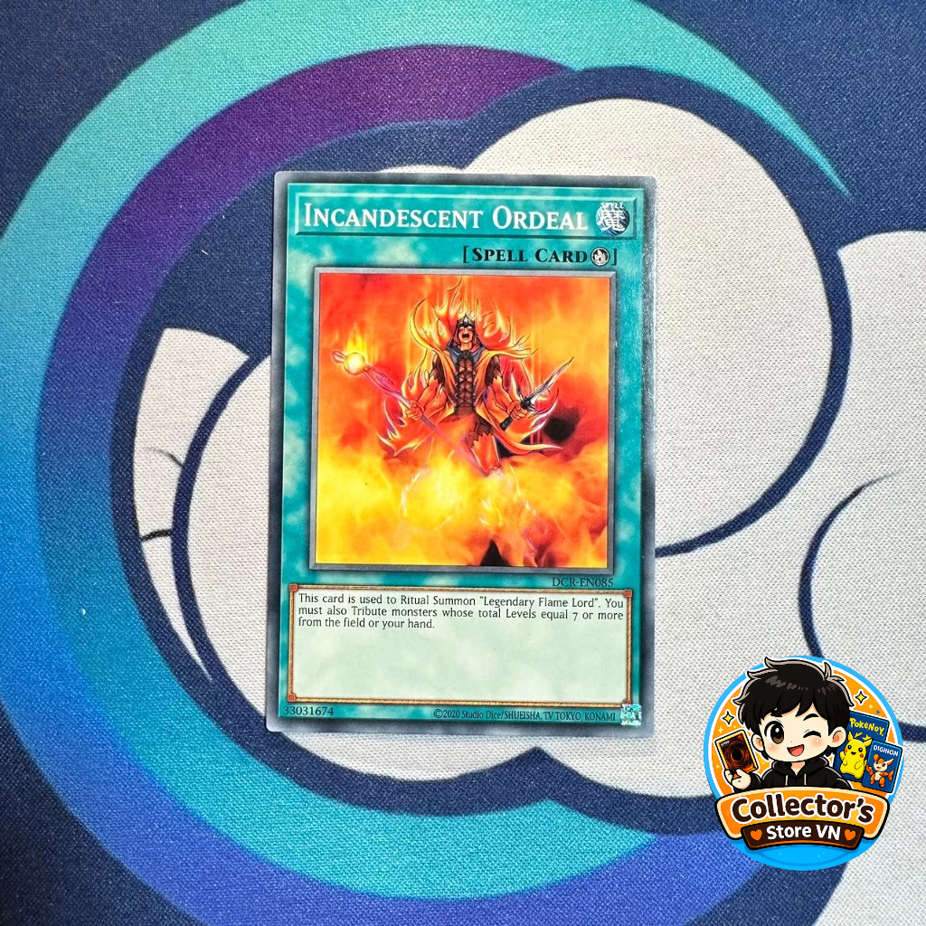 Yugioh Card (UK) - DCR-EN085; Incandescent Ordeal; C