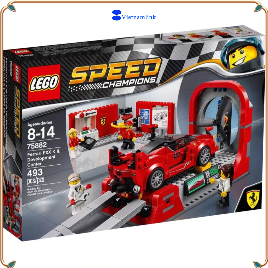 LE GO 75882 Speed Ferrari FXX K & Development Center  Hàng mới, chính hãng 100%