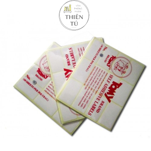 Decal A5 Tomy, Giấy decal in mã vạch A5