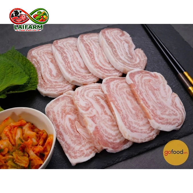 [Laifarm - Hỏa tốc HN] GOFOOD - Diềm thăn heo Iberico 500g
