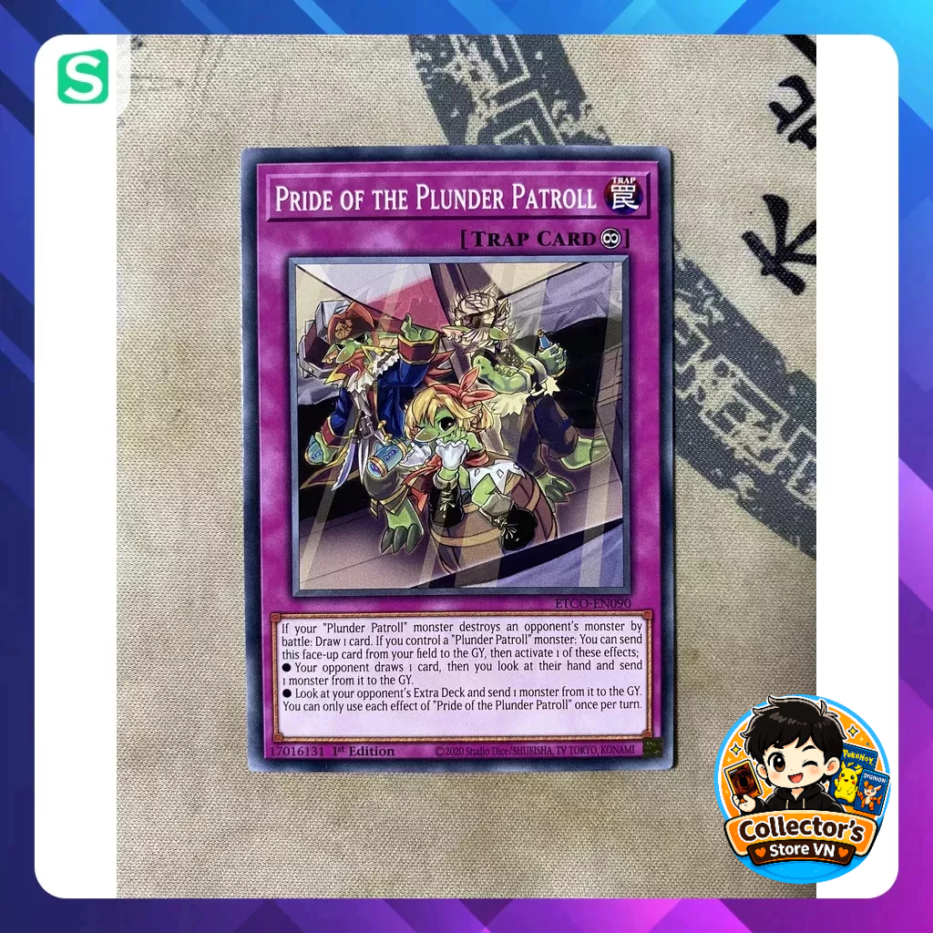 Yugioh Card (UK) - ETCO-EN090; Pride of the Plunder Patroll; Common