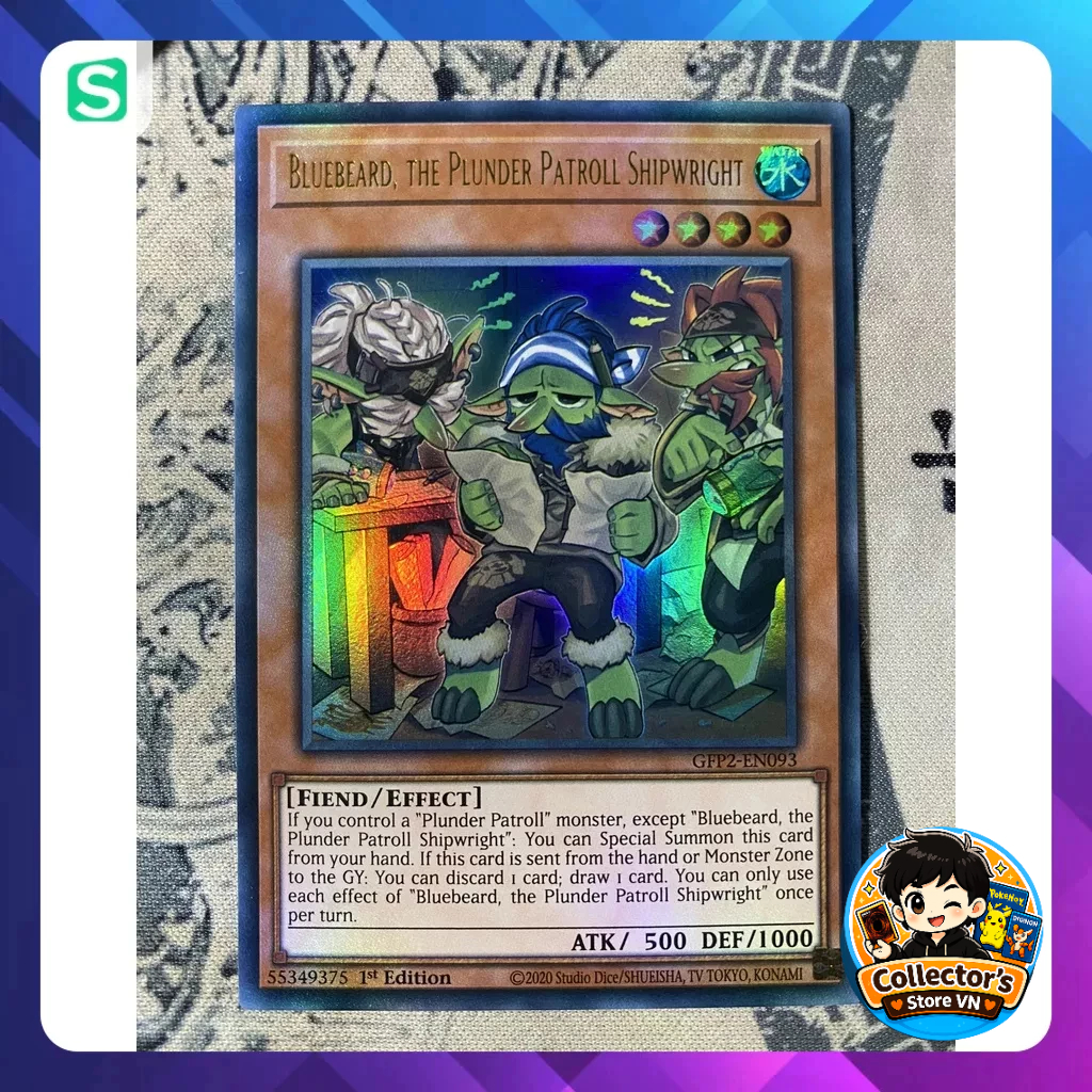 Yugioh Card (UK) - GFP2-EN093 Bluebeard, the Plunder Patroll Shipwright