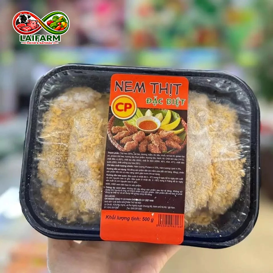 [Laifarm - Hỏa tốc HN] Nem chua rán - nem thịt đặc biệt CP 500g