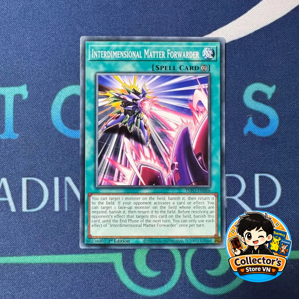 Yugioh Card - INFO-EN066; Interdimensional Matter Forwarder; Common