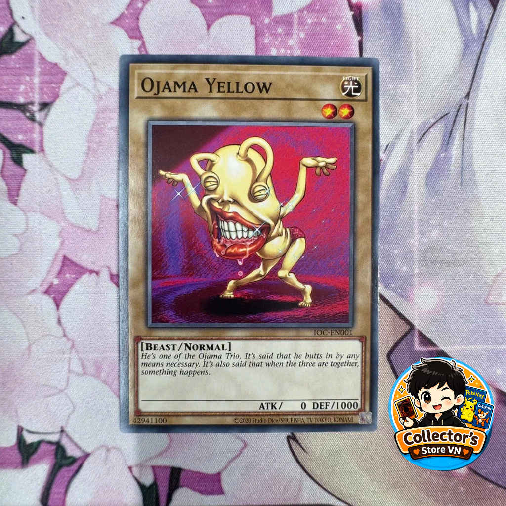 Yugioh Card - IOC-EN001; Ojama Yellow; C