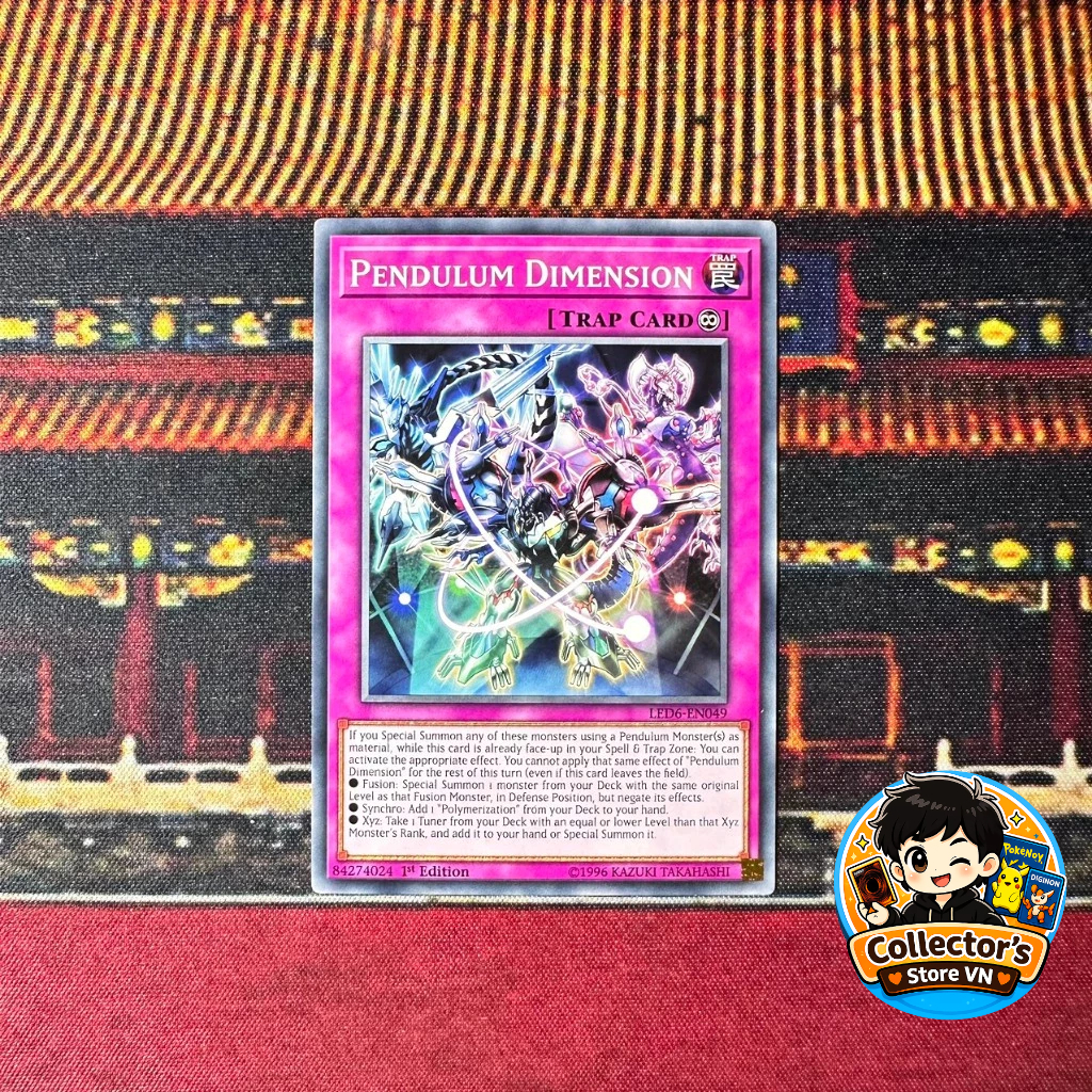 Yugioh Card (UK) - LED6-EN049; Pendulum Dimension (card); Common