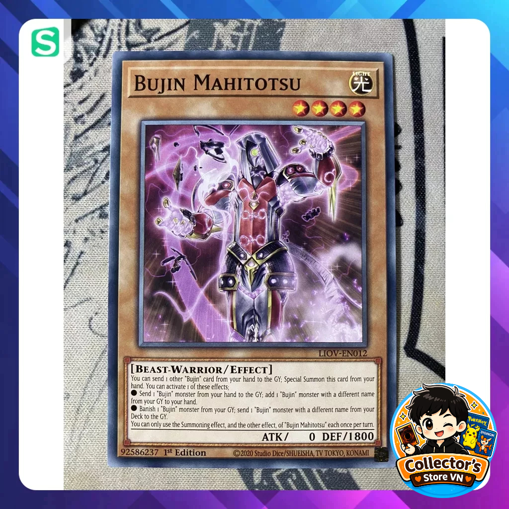 Yugioh Card (UK) - LIOV-EN012 Bujin Mahitotsu - Common