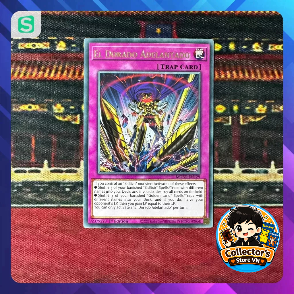 Yugioh Card (UK) - MGED-EN129; El Dorado Adelantado; Rare