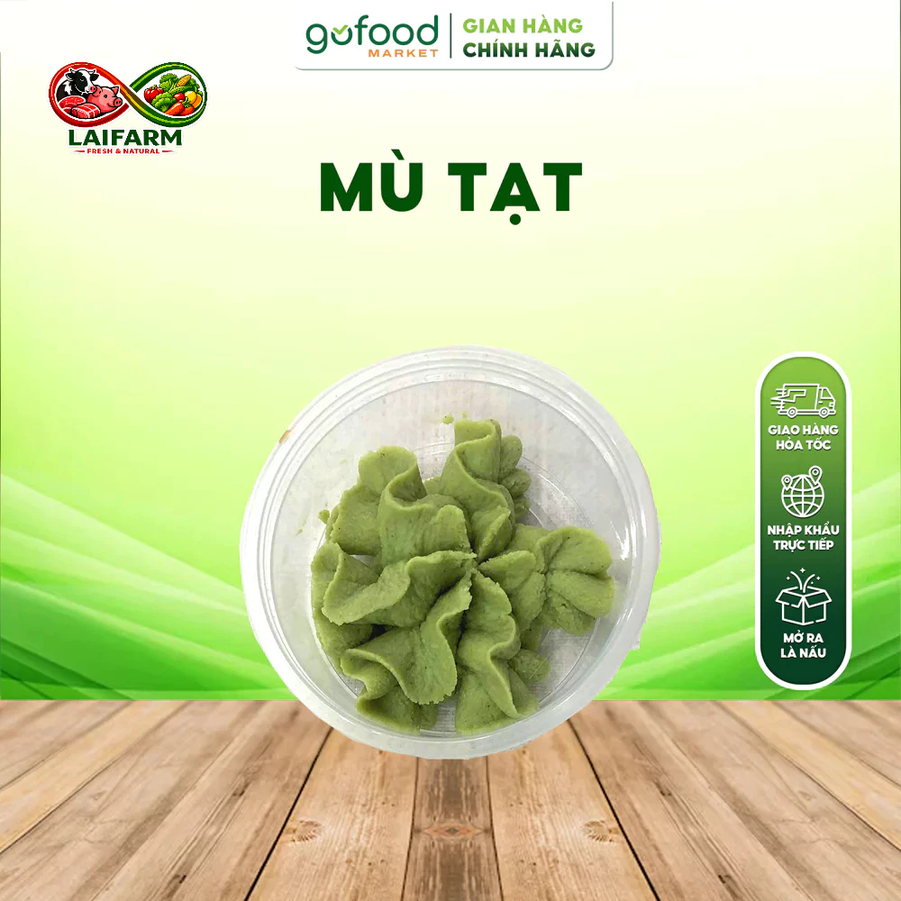 [Laifarm - Hỏa tốc HN] GOFOOD - Mù Tạt Ma Rui Wasabi Nhật Bản Hộp 15gr Cay Nhẹ Ăn Sashimi Gofood Mar