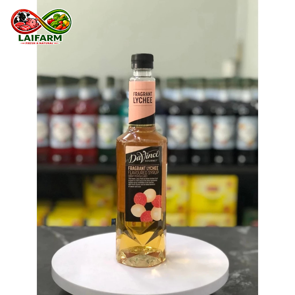 [Laifarm] SYRUP DAVINCI VẢI - LYCHEE DAVINCI GOURMET SYRUP