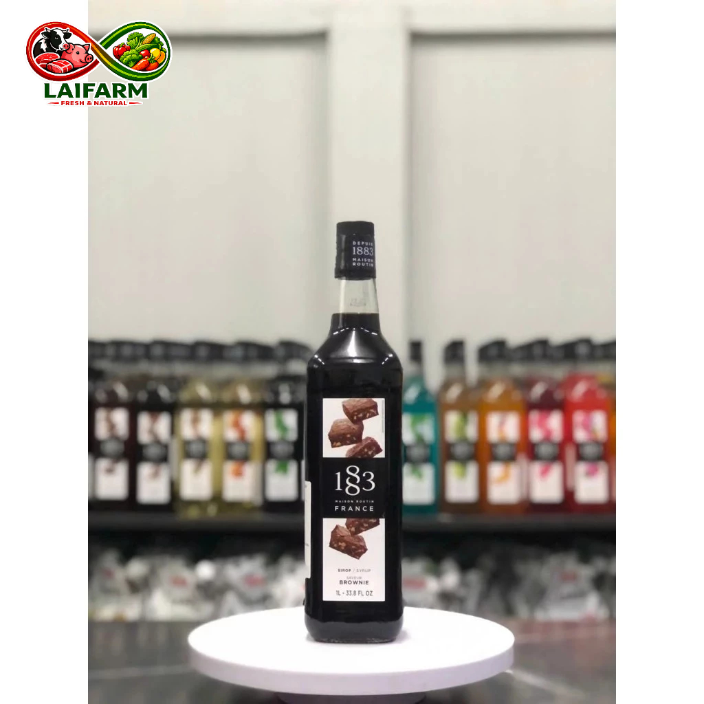 [Laifarm] SYRUP 1883 BÁNH BROWNIE 1L - BROWNIE 1883 SYRUP