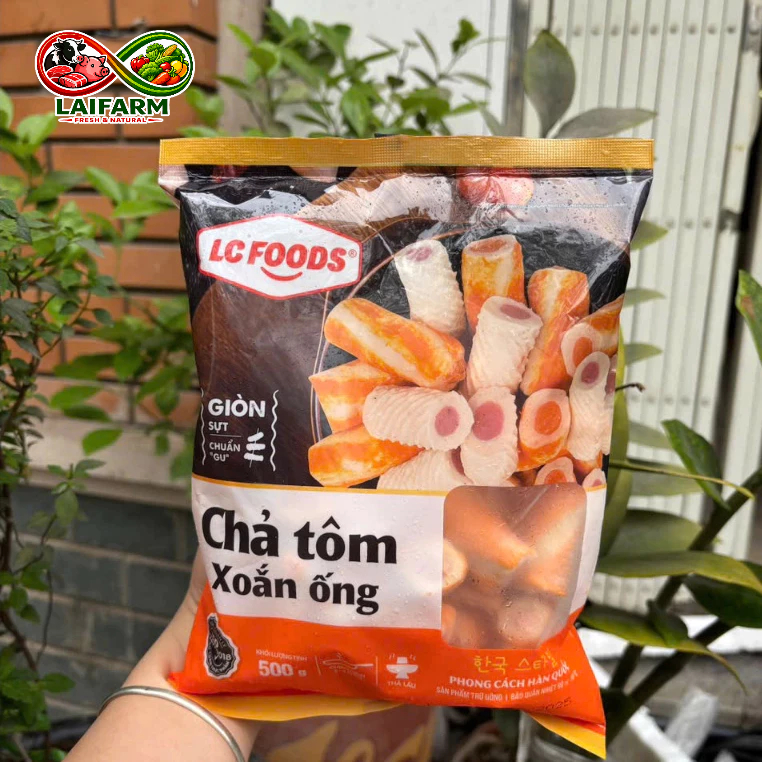 [Laifarm - Hỏa tốc HN] 500g TÔM XOẮN ỐNG LC food
