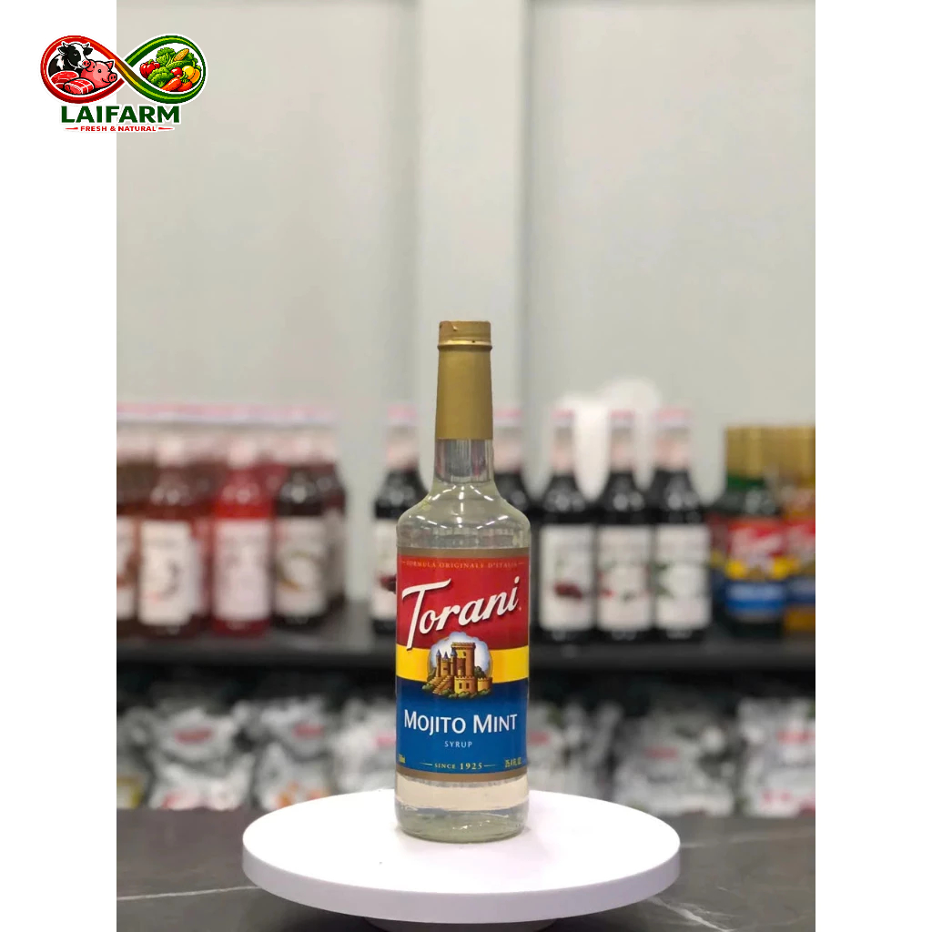 [Laifarm] SYRUP TORANI BẠC HÀ MOJITO - MOJITO MINT TORANI SYRUP (CÓ CHAI CHIẾT LẺ)