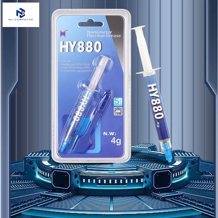 Keo Tản Nhiệt CPU, VGA Máy Tính HY880 Chịu nhiệt độ cao, dẫn nhiệt tốt 5.15W