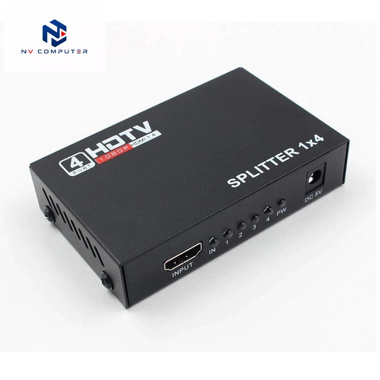 Bộ chia HDMI 1 ra 2, 1 ra 4 HDMI SPLITTER 1 to 4 | Hub chia cổng HDMI 1 ra 2 - 4 cổng