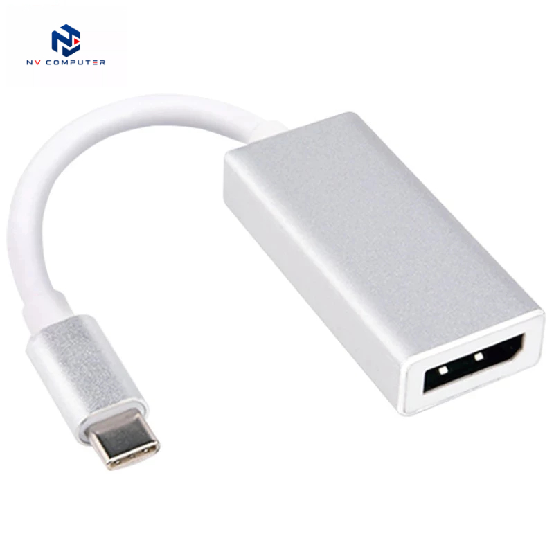 Cáp chuyển Type-C sang Displayport, Type-C to DP dùng cho máy tính, điện thoại