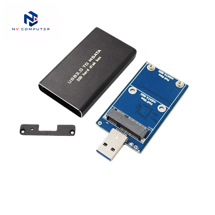 BOX Ổ Cứng Ngoài USB 3.0 to mSATA – Hỗ Trợ SSD mSATA