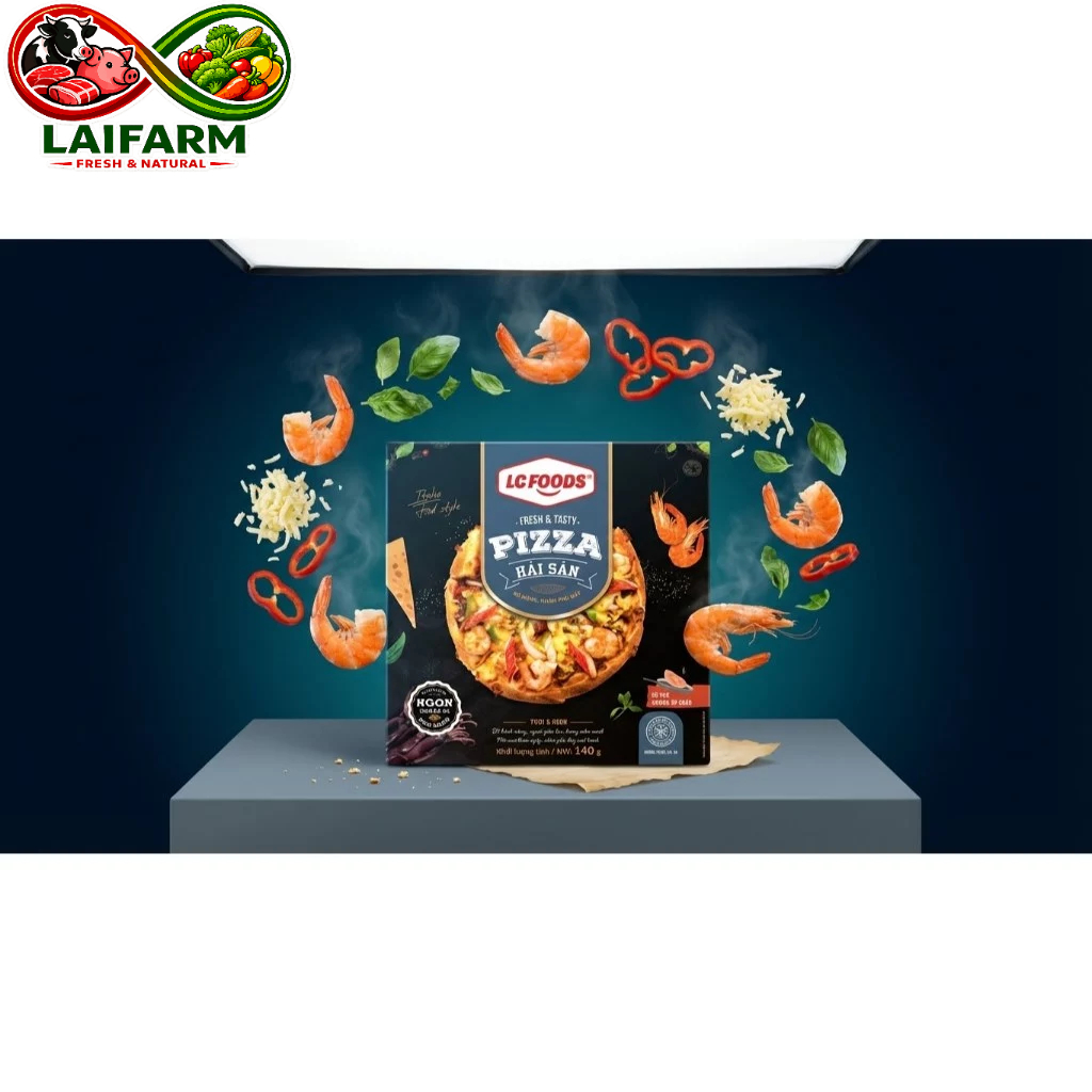 [Laifarm - Hỏa tốc HCM] LC FOOD PIZZA HẢI SẢN LC 140G