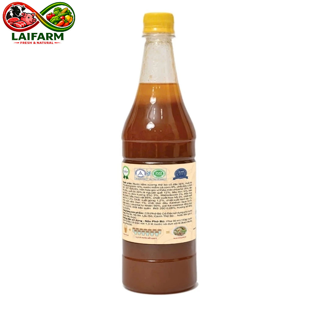 [Laifarm] Cốt Phở Bún Phở Cô Đặc HXC - Pha chế nước dùng bún phở