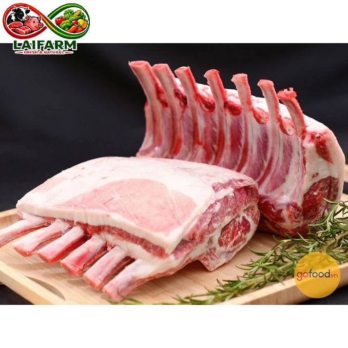 [Laifarm - Hỏa tốc HN] GOFOOD - 500g Sườn cừu cắt kiểu Pháp