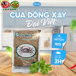 [LaiFarm] [Hỏa Tốc HN] Cua Đồng Xay Đại Việt Nguyên Chất Không Lẫn Cát Giữ Trọn Hương Vị Truyền Thống Túi 1kg-Ngẫu Nhiên