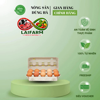 [Laifarm] [Hỏa tốc HN&HCM] Trứng Gà Công Nghiệp Size L - Hộp 10 Quả