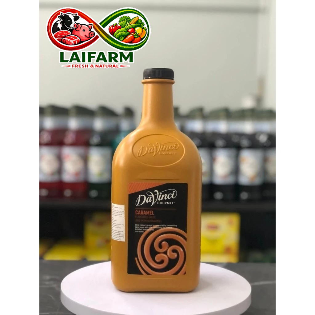 [Laifarm] SỐT DAVINCI CARAMEL - BÌNH 2 LÍT - CARAMEL SAUCE DAVINCI GOURMET