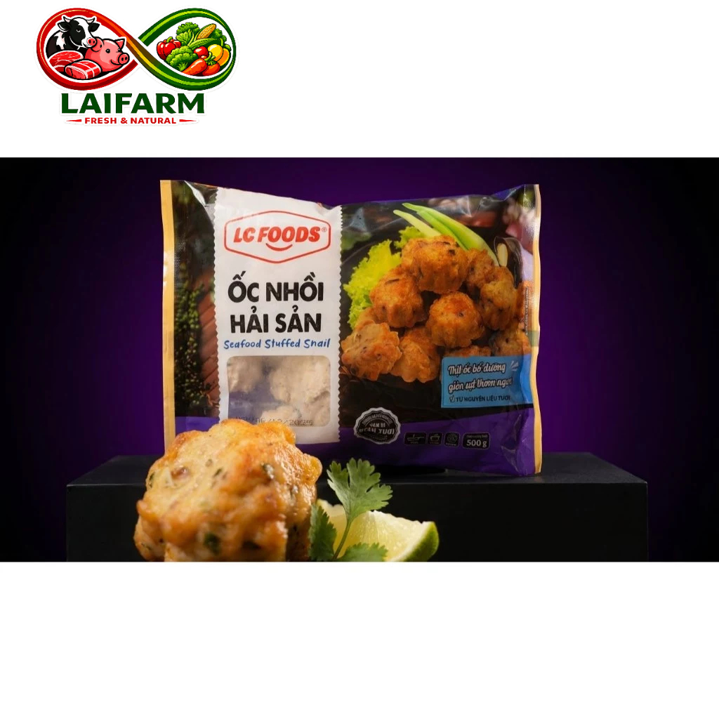 [Laifarm - Hỏa tốc HCM] LC FOOD 500G ỐC NHỒI HẢI SẢN LC  GT