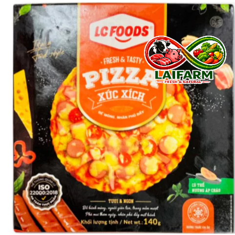 [LaiFarm - Hỏa tốc HN] Pizza nhân La Cusina (LC Food) 140g nướng 5 phút tiện lợi [HN giao hỏa tốc]