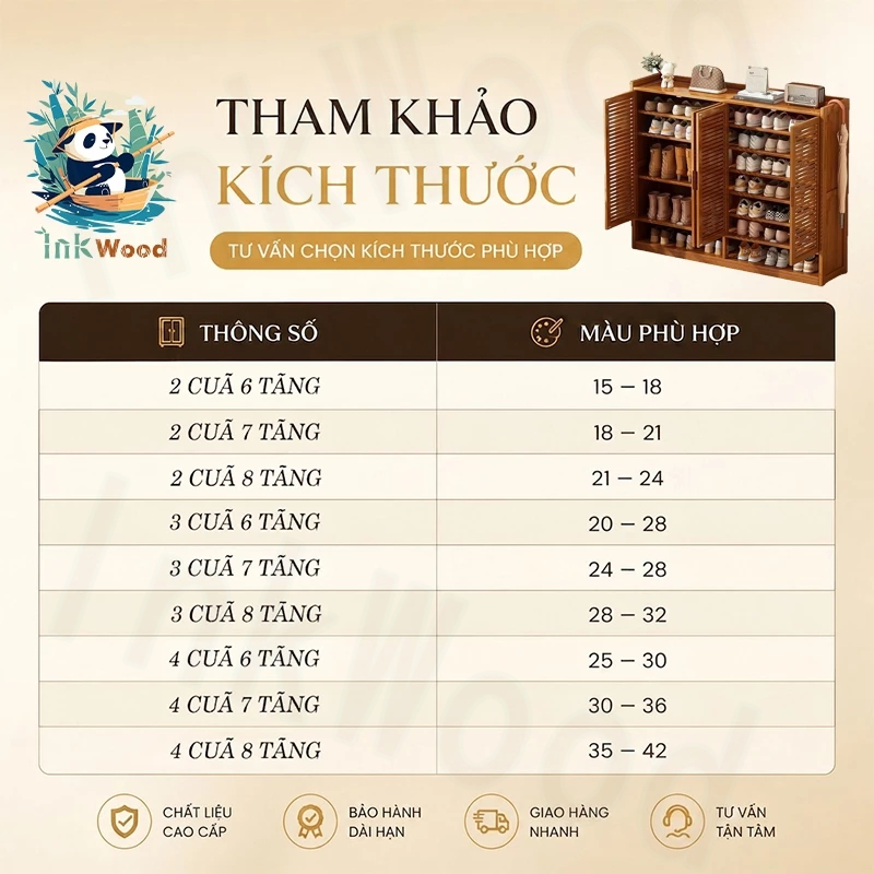 【Giao hàng trong 4 giờ】Tủ giày gỗ tự nhiên thông thoáng chống bụi dung lượng lớn tủ giày 6/7/8 Tầng tiết kiệm không gian | BigBuy360 - bigbuy360.vn