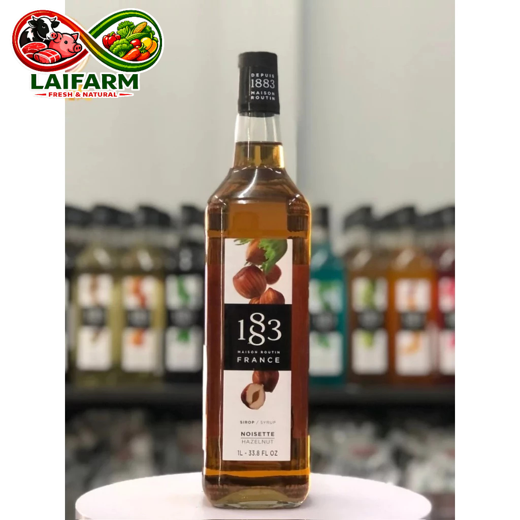 [Laifarm] SYRUP 1883 HẠT PHỈ 1L - HAZELNUT 1883 SYRUP