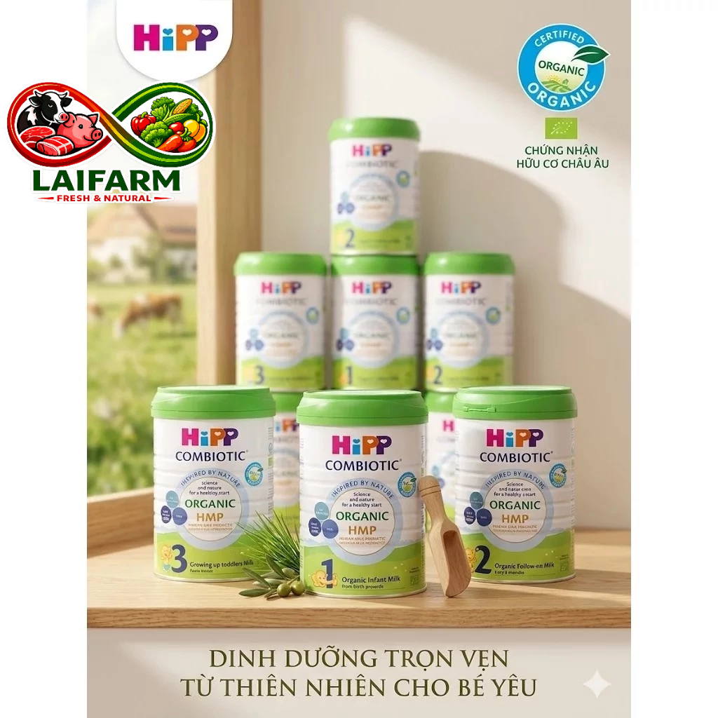 [Laifarm] SỮA BỘT HIPP 3 ORGANIC COMBIOTIC ĐỨC