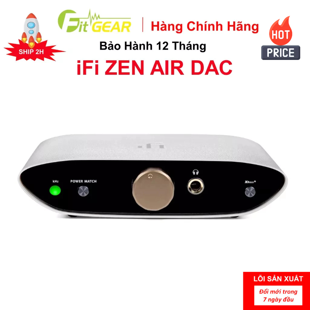 Bộ Giải Mã Âm Thanh DAC/AMP Desktop iFi Zen Air DAC Chính Hãng - FG2
