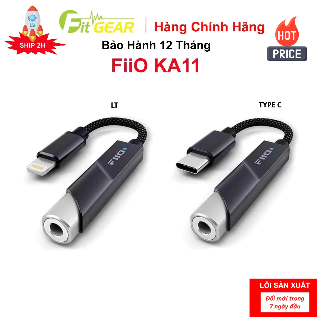 Bộ Giải Mã Di Động FiiO KA11 - Bảo Hành 12 Tháng Chính Hãng - FG2