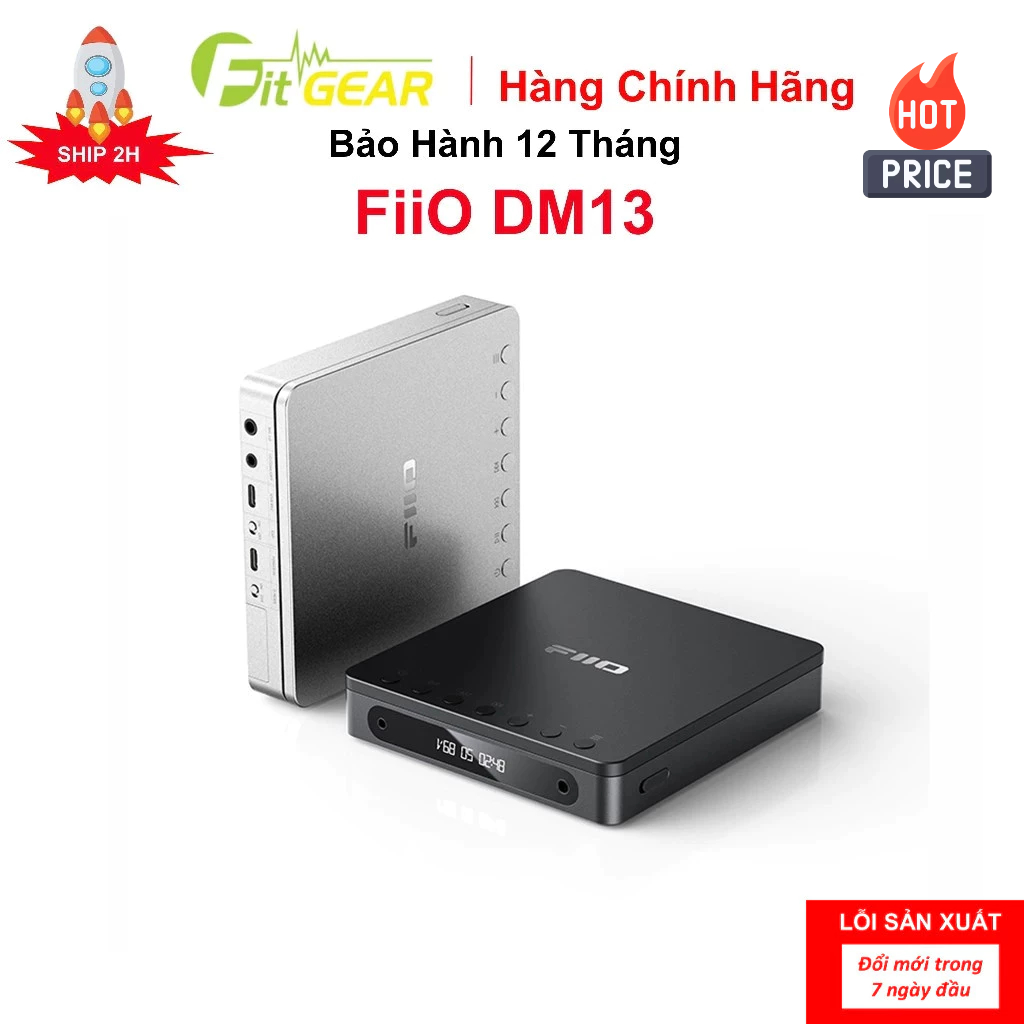Máy Nghe Nhạc CD Di Động FiiO DM13 - Bảo Hành 12 Tháng Chính Hãng - FG2