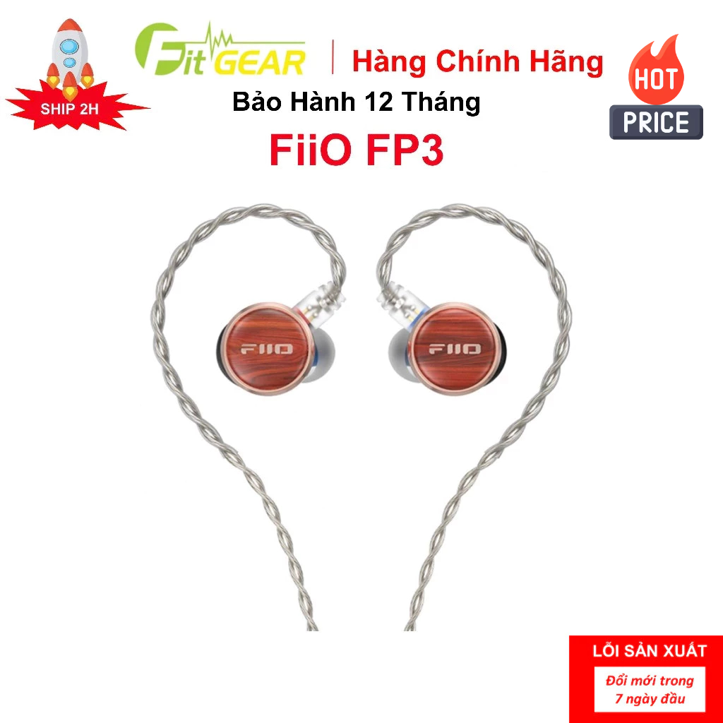 Tai Nghe FiiO FP3 - Bảo Hành 12 Tháng Chính Hãng - FG2