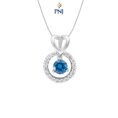 Mặt dây chuyền Bạc đính đá Sythentic PNJSilver ZTXMK000065