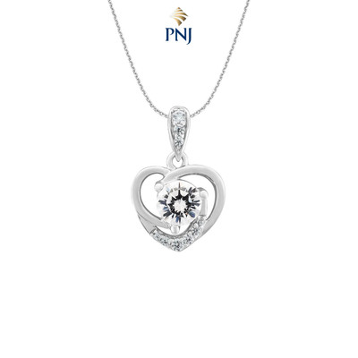 Mặt dây chuyền Bạc đính đá CZ PNJSilver XMXMK000122