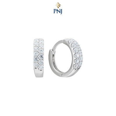Bông tai Bạc đính đá CZ PNJSilver XM00K000163