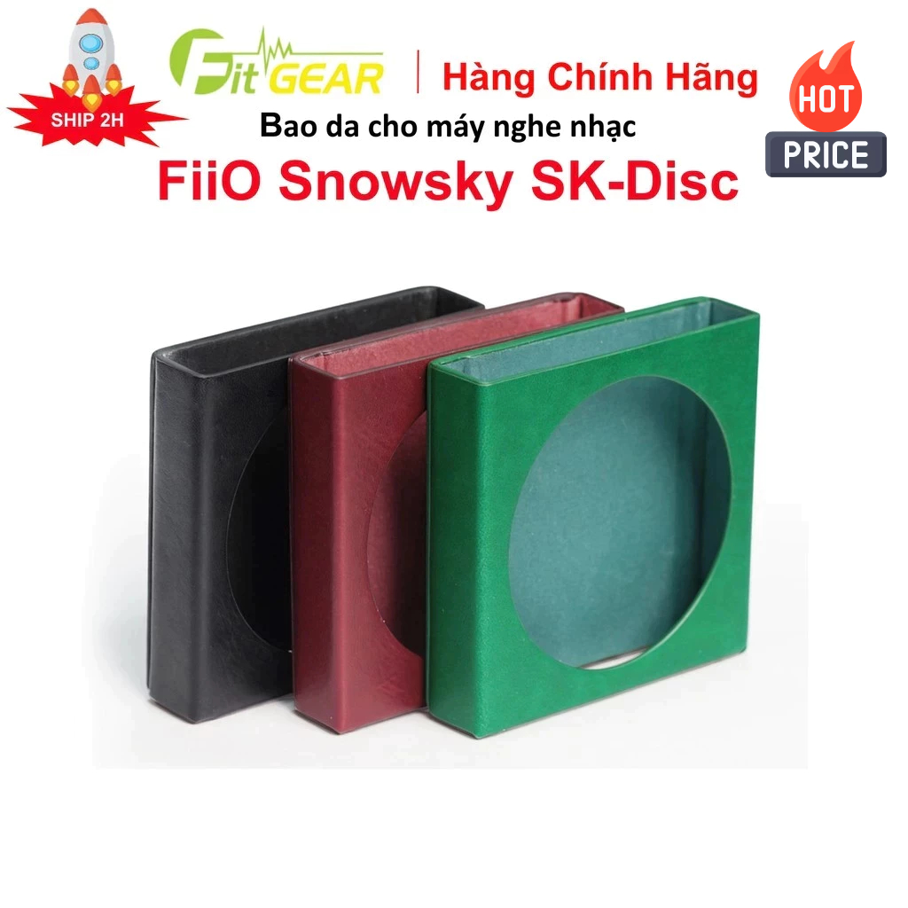 Bao Da FiiO Snowsky SK-Disc Cho Máy Nghe Nhạc FiiO Snowsky Disc Chính Hãng - FG2
