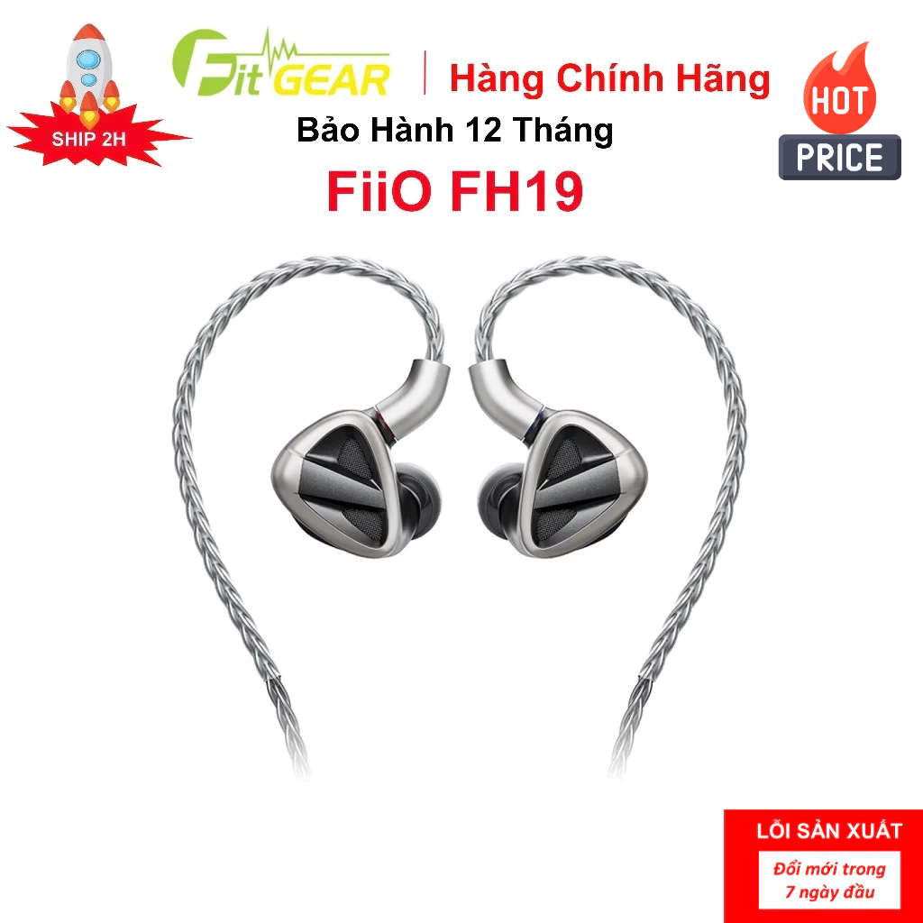 Tai Nghe FiiO FH19 - Bảo Hành 12 Tháng Chính Hãng - FG2