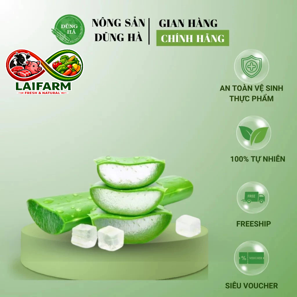 [Laifarm] [HỎA TỐC HCM] - NHA ĐAM TƯƠI đắp mặt, dưỡng da cực kì HIỆU QUẢ