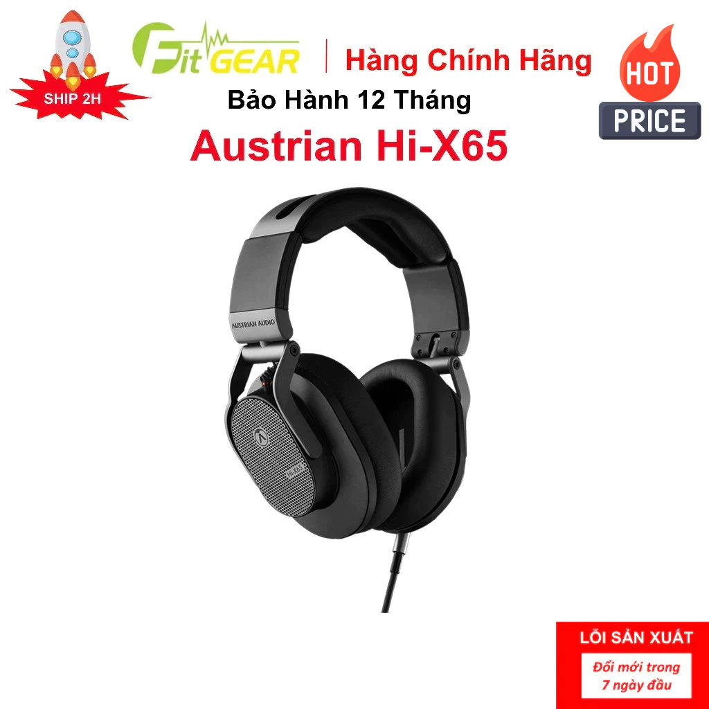 Tai Nghe Chụp Tai Austrian Hi-X65 - Bảo Hành 12 Tháng Chính Hãng - FG2