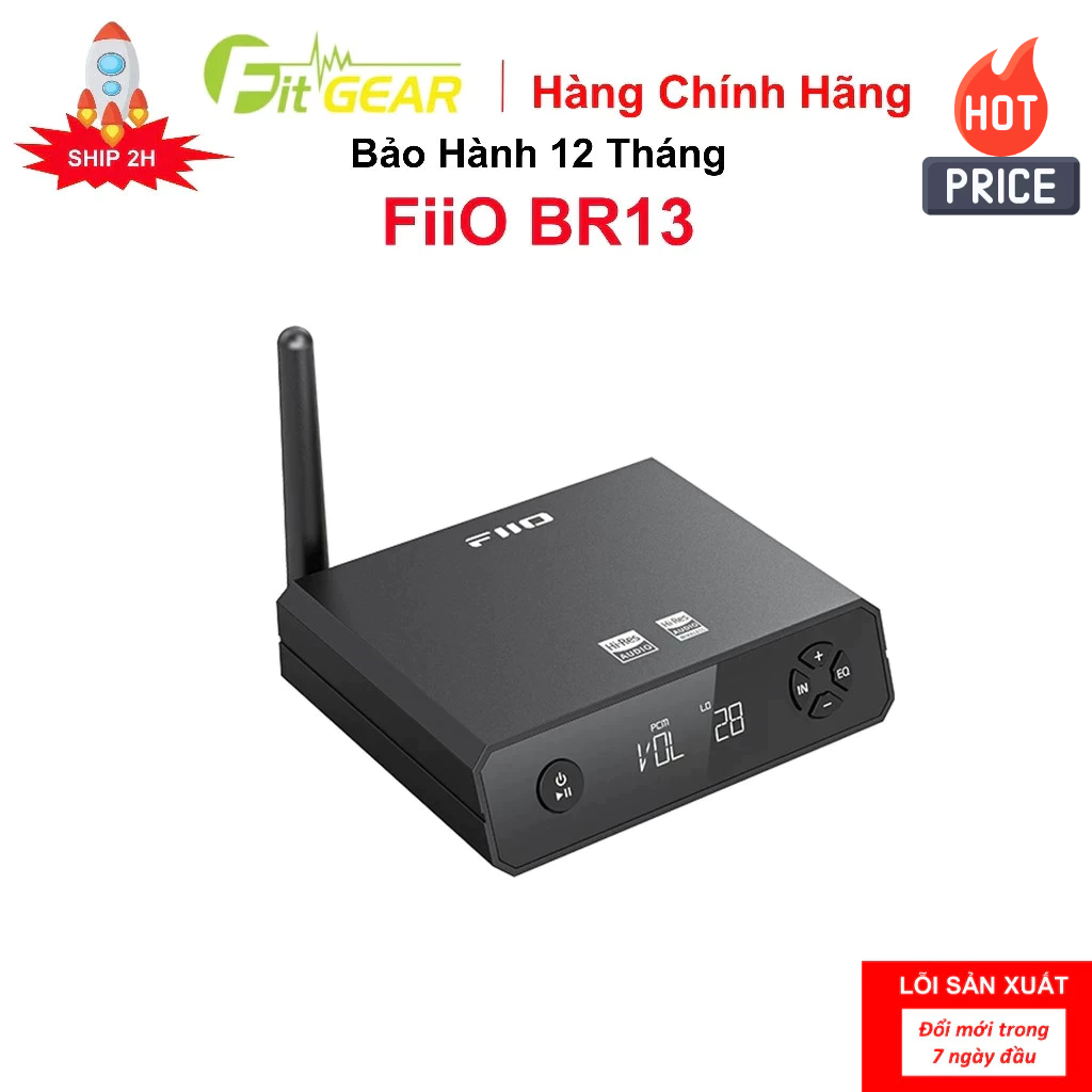 Bộ Giải Mã Bluetooth DAC FiiO BR13 - Bảo Hành 12 Tháng Chính Hãng - FG2