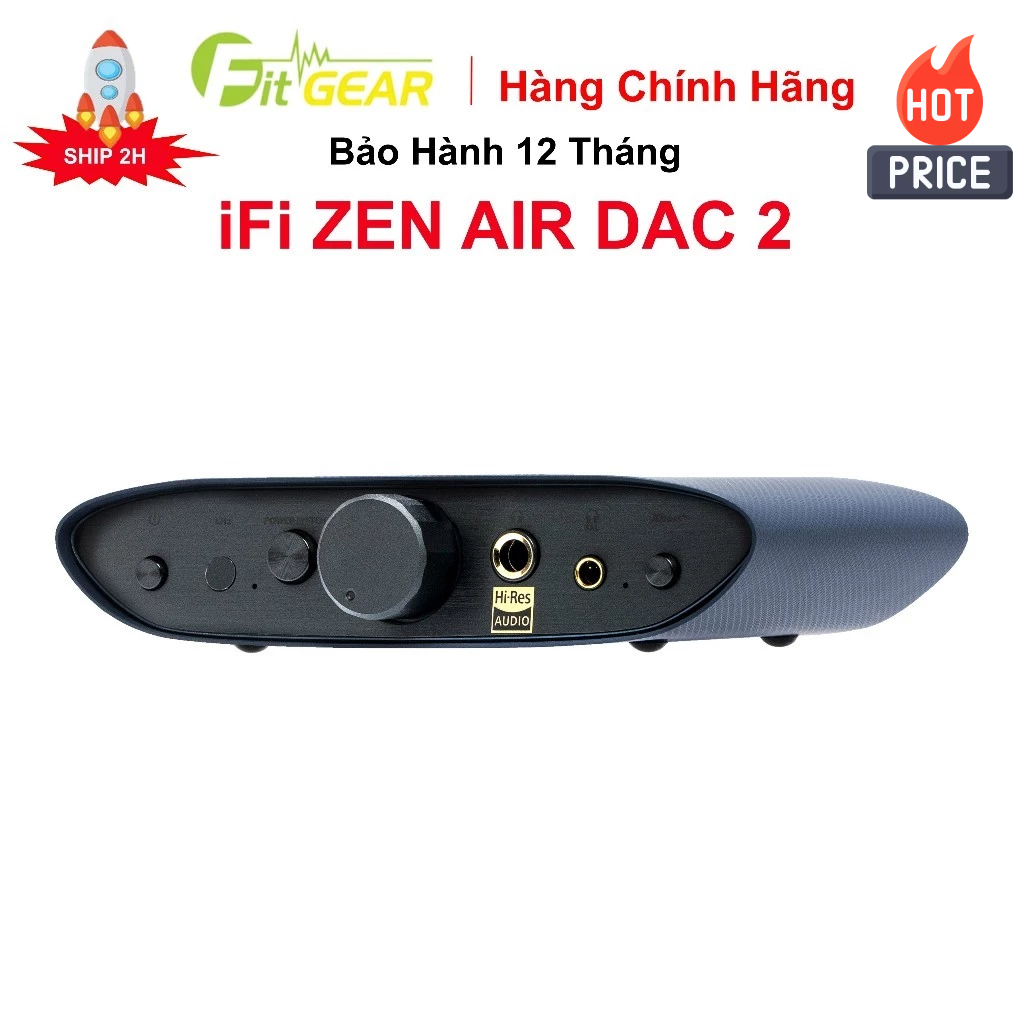 Thiết Bị Giải Mã Âm Thanh Desktop Dac/Amp iFi Zen Air Dac 2 - Bảo Hành 12 Tháng Chính Hãng - FG2