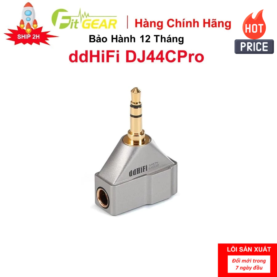 Giắc 4.4mm ra 3.5mm ddHiFi DJ44C Pro Chính Hãng - FG2